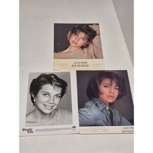 Vintage Justine Bateman 80s Headshot Picture Lot